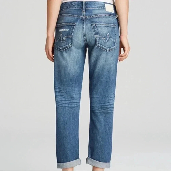 🎉HOST PICK 🎉AG | Ex-Boyfriend Slouchy  Slim 14yrs Destroyed Jeans - Picture 2 of 11